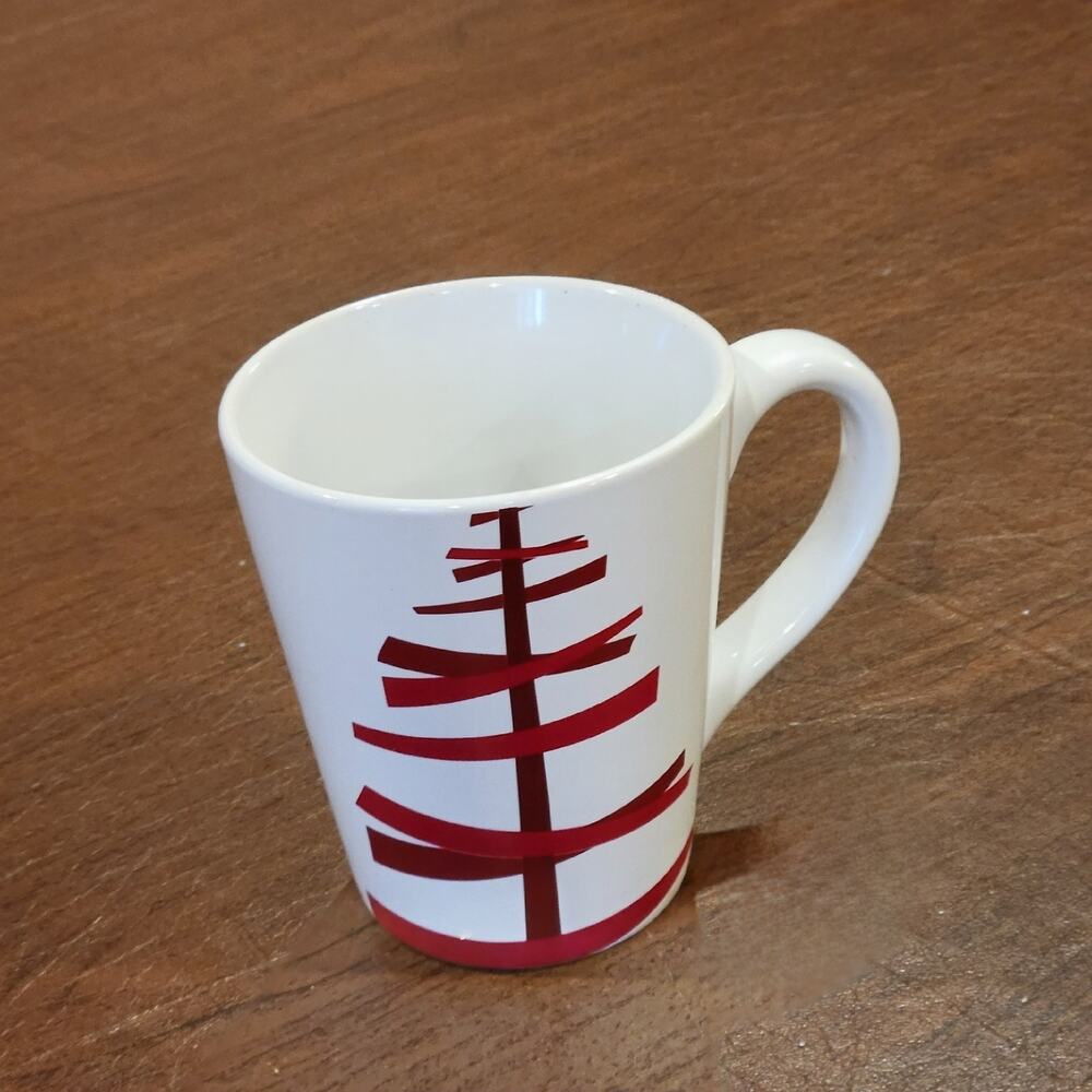 Starbucks 2012 Red Christmas Tree Coffee Mug Cup
